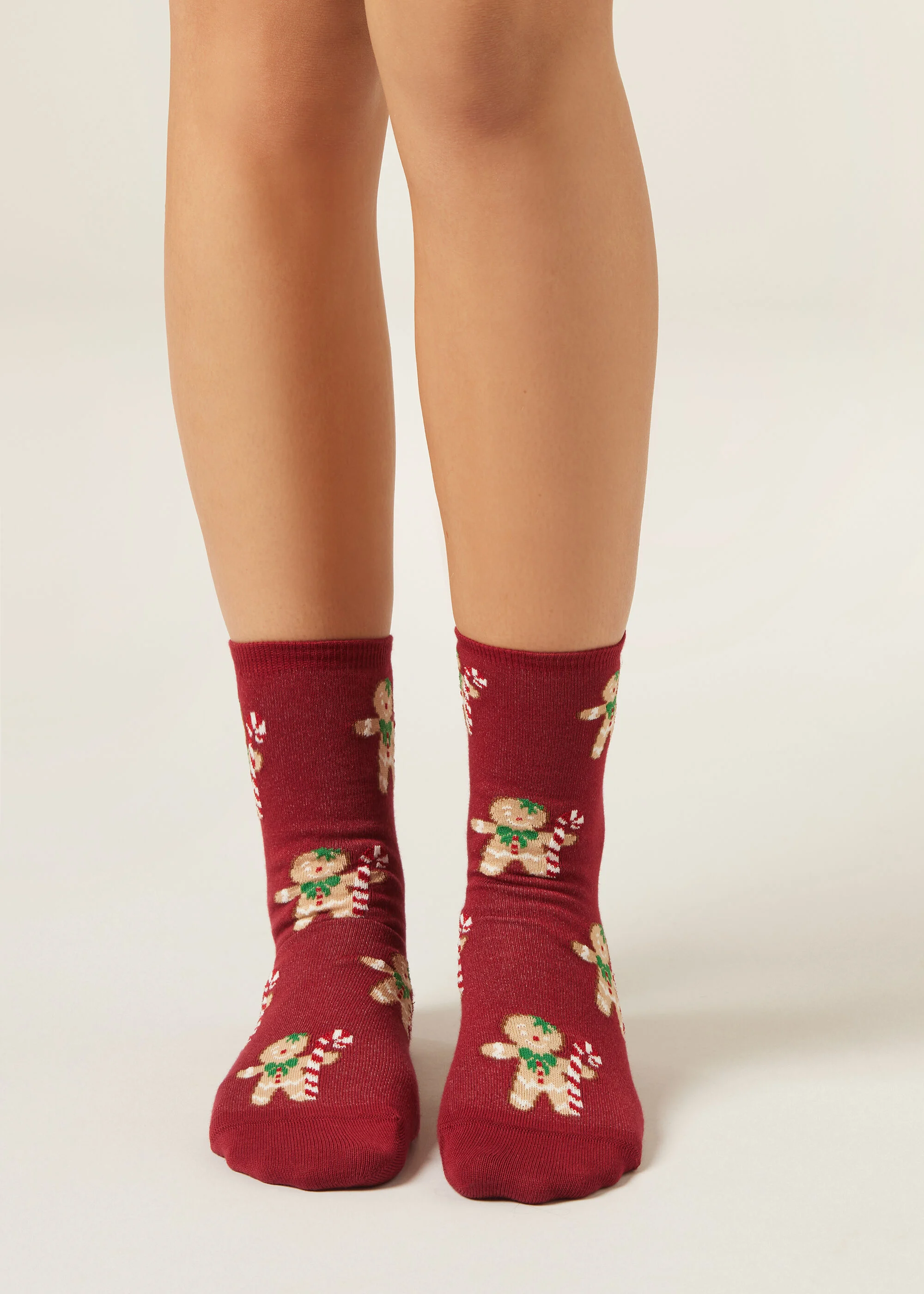Christmas-Patterned Socks