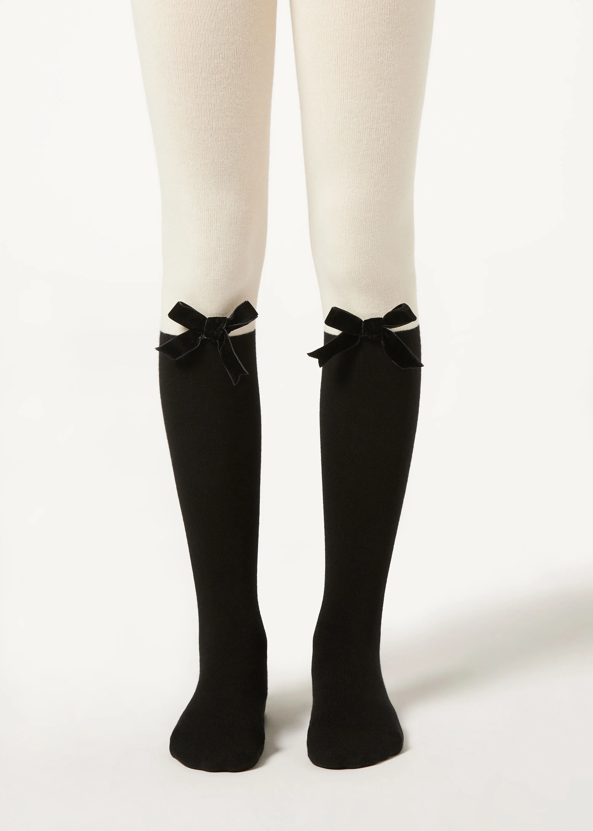 Girls’ Cotton Longuette Tights