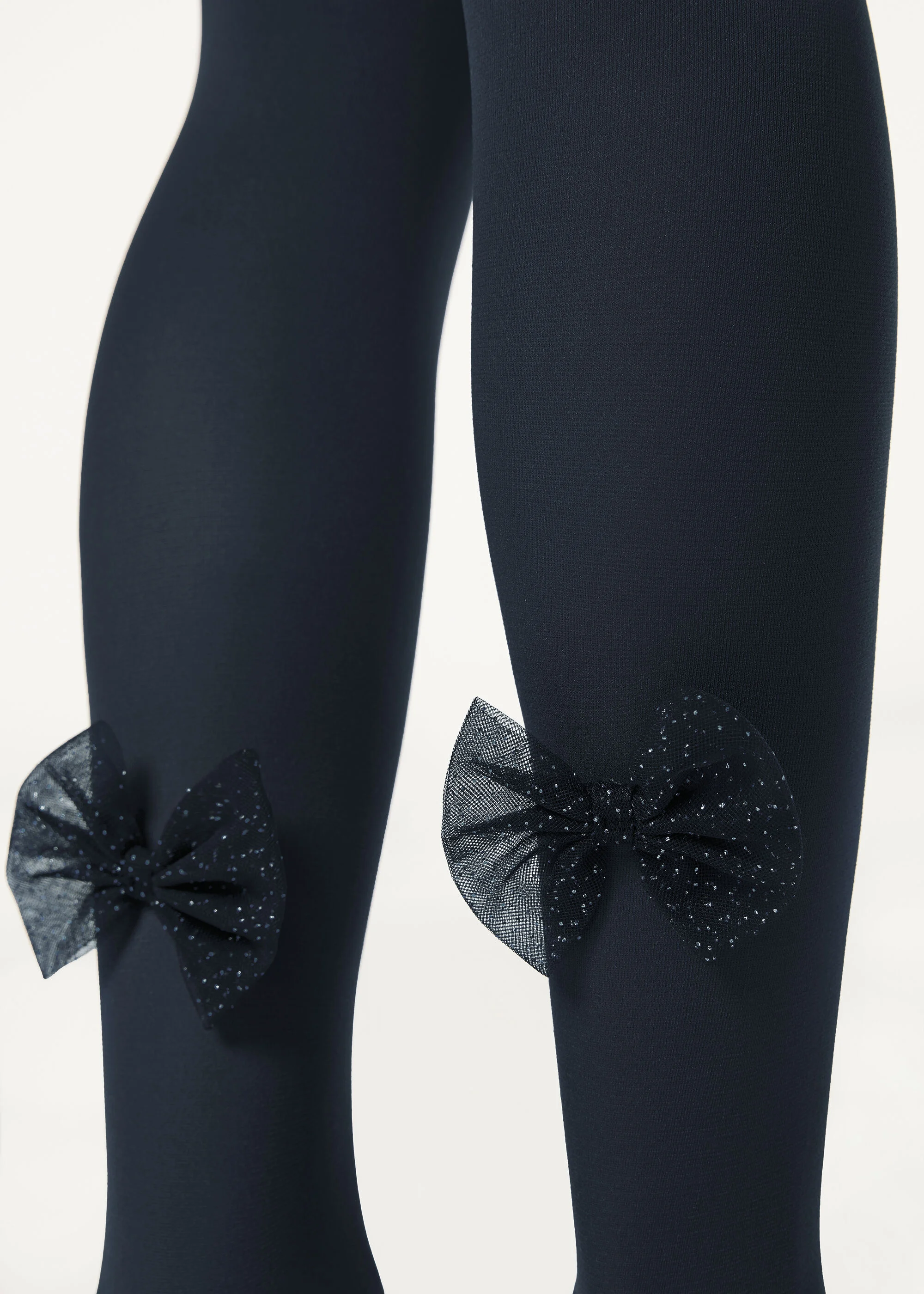 Girls’ Tights with Bow