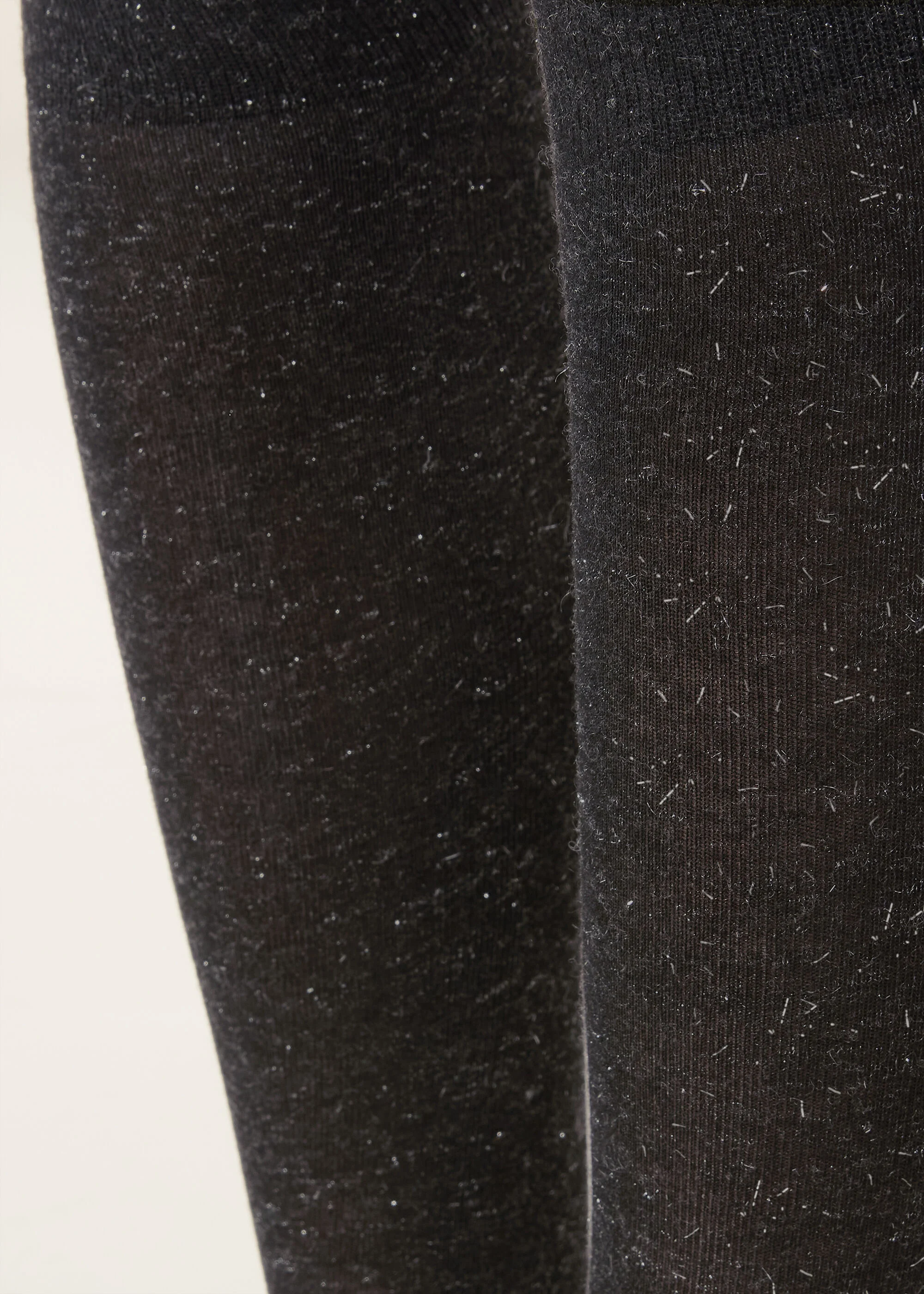 Glitter Long Socks with Cashmere