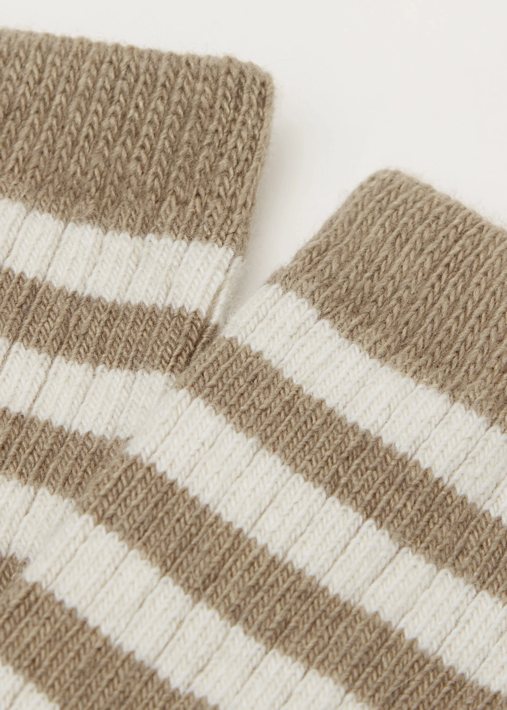 Striped Cashmere Blend Socks
