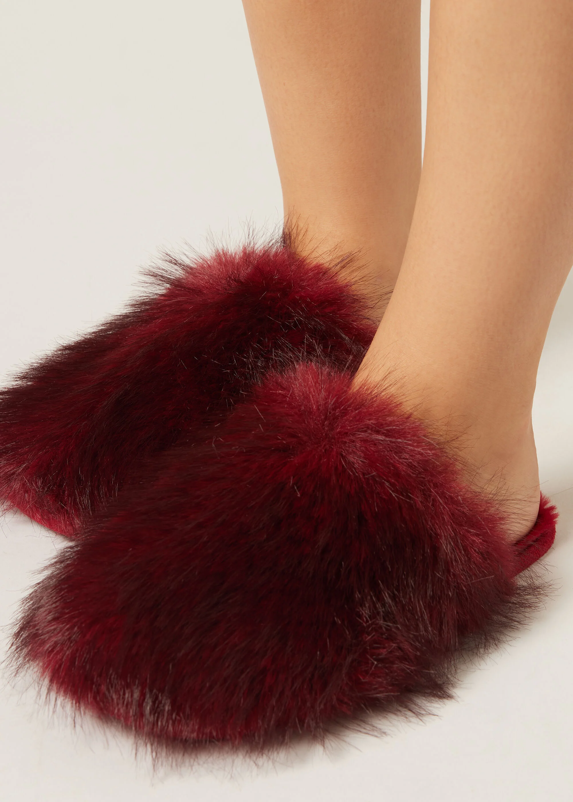 Fluffy Christmas Slippers