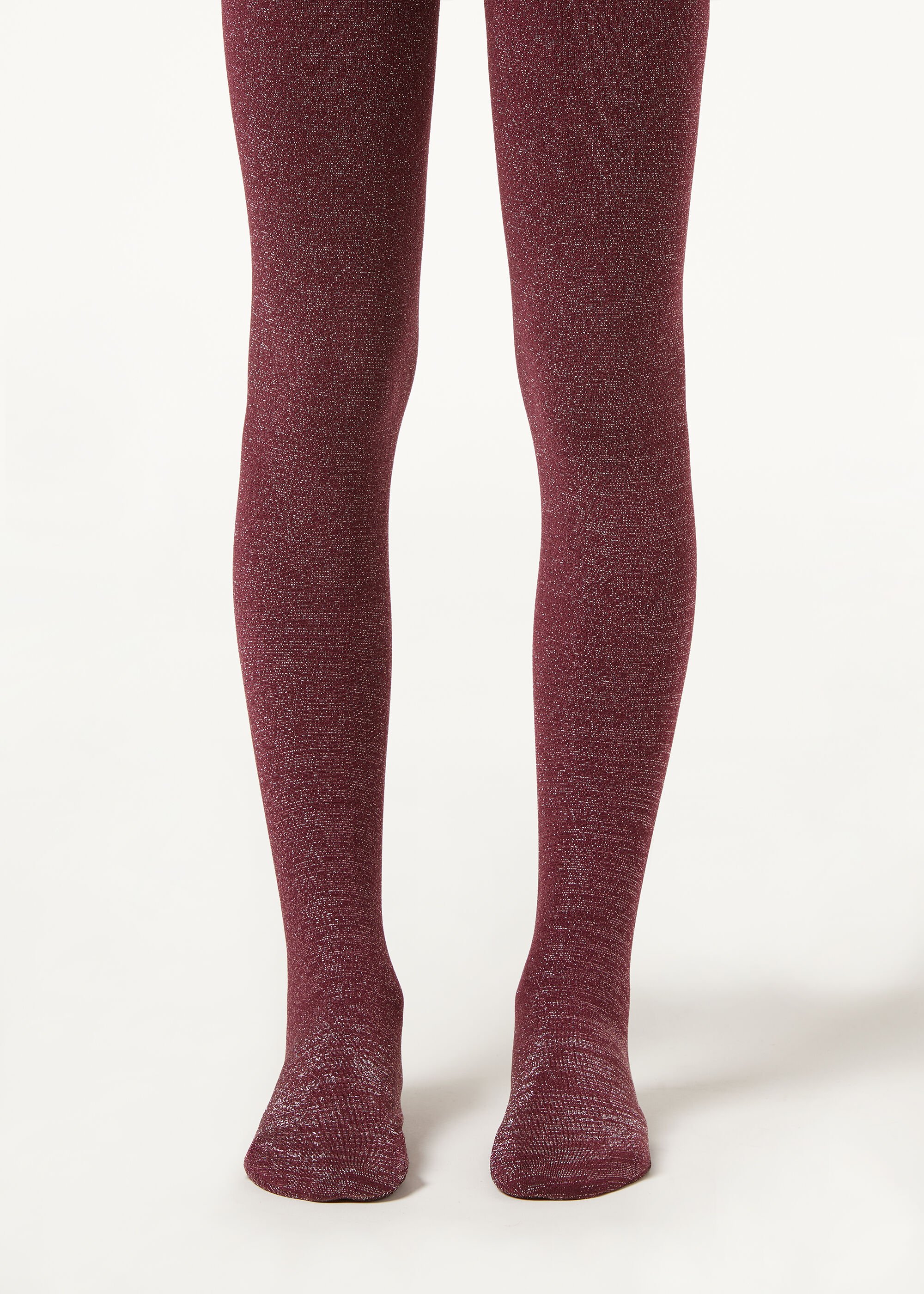 Girls Thermal Tights with Glitter