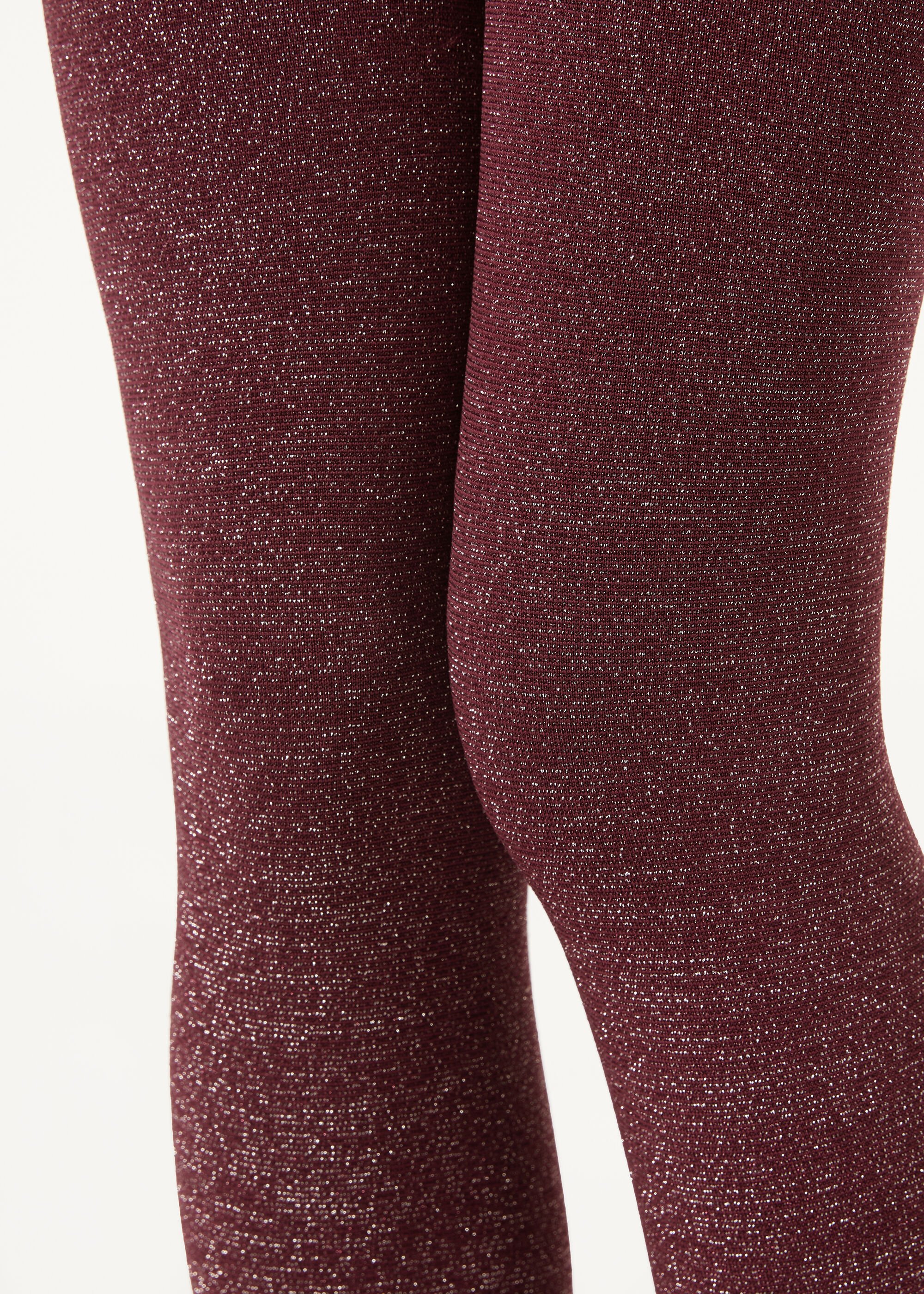 Girls Thermal Tights with Glitter