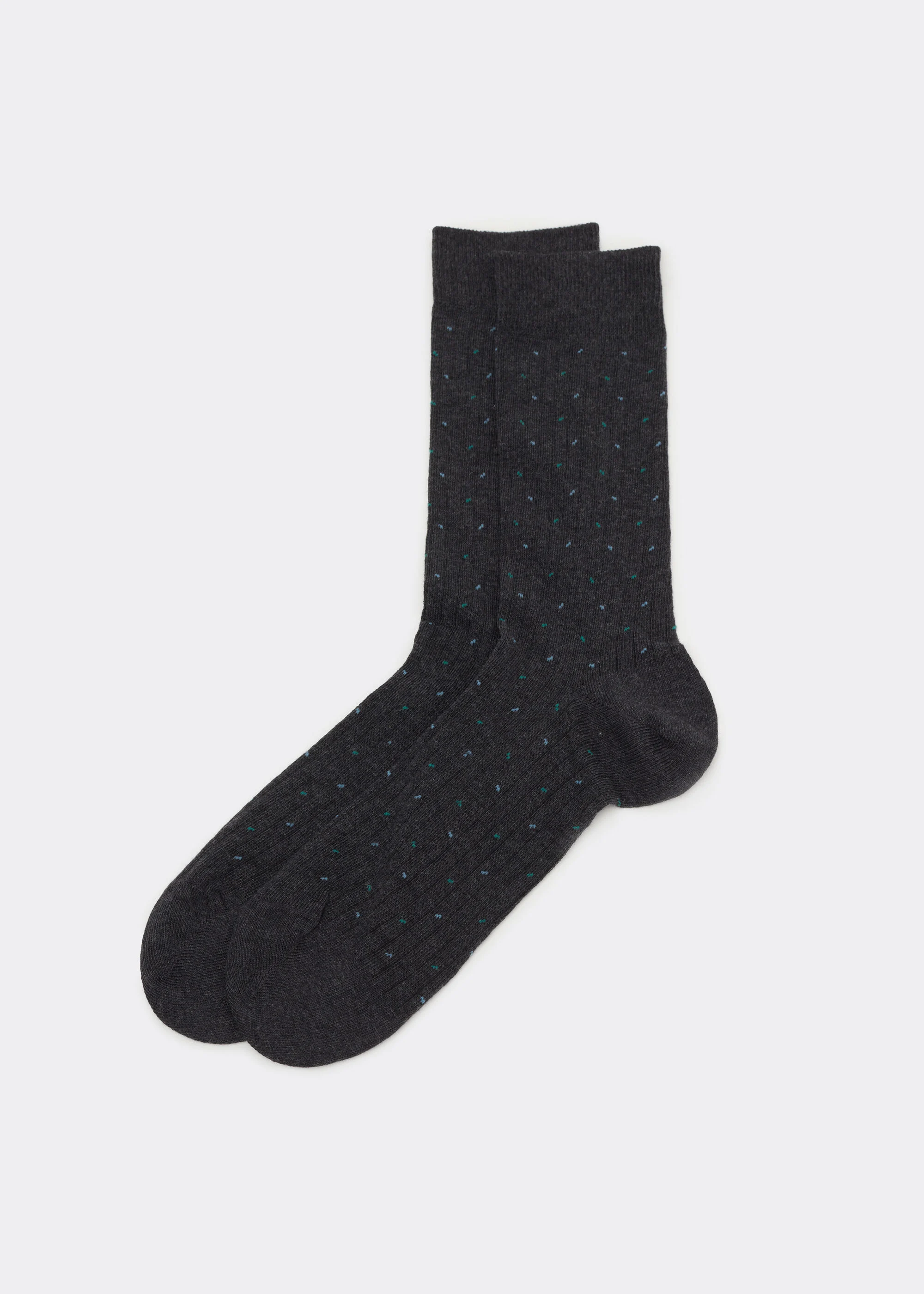 Men's Patterned Short Cotton Socks