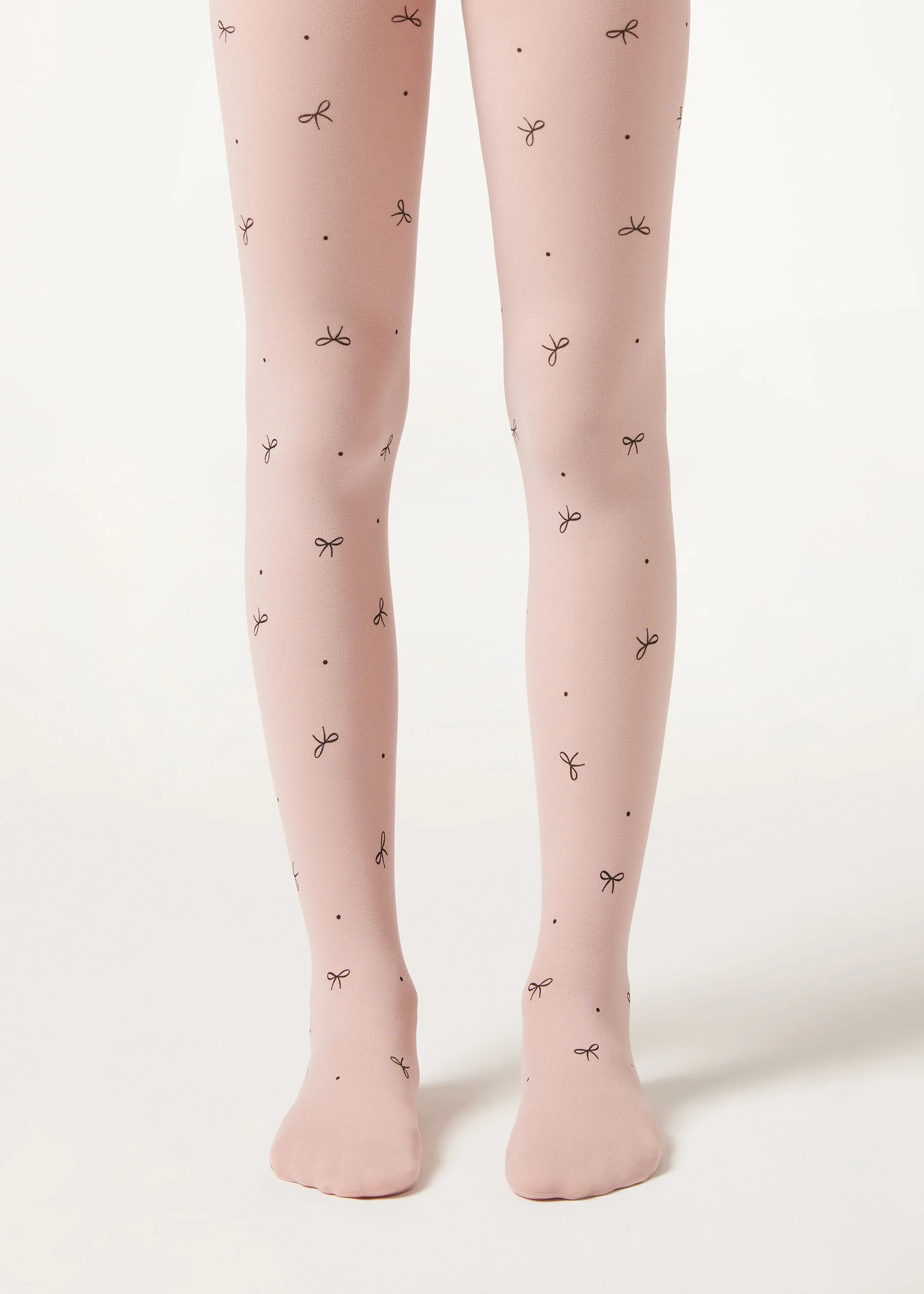 Girls Opaque Tights with Glitter