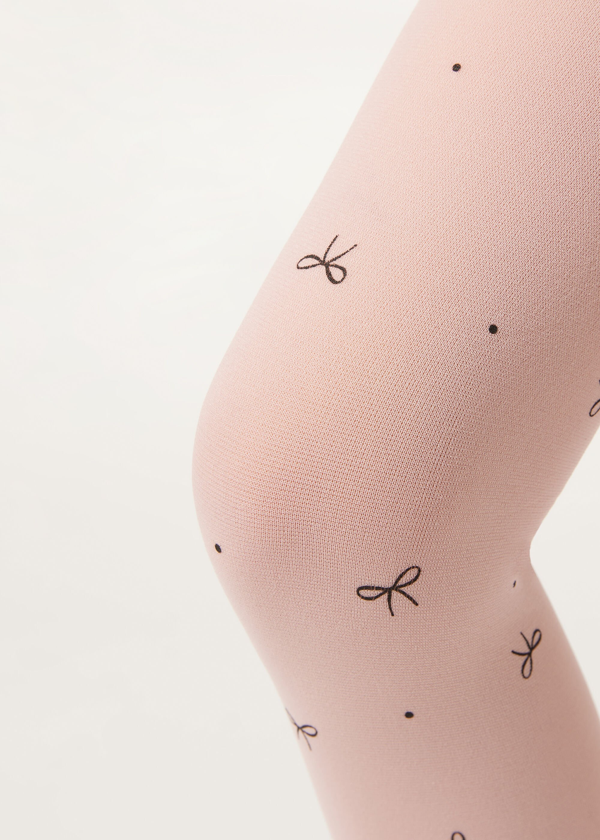 Girls Opaque Tights with Glitter